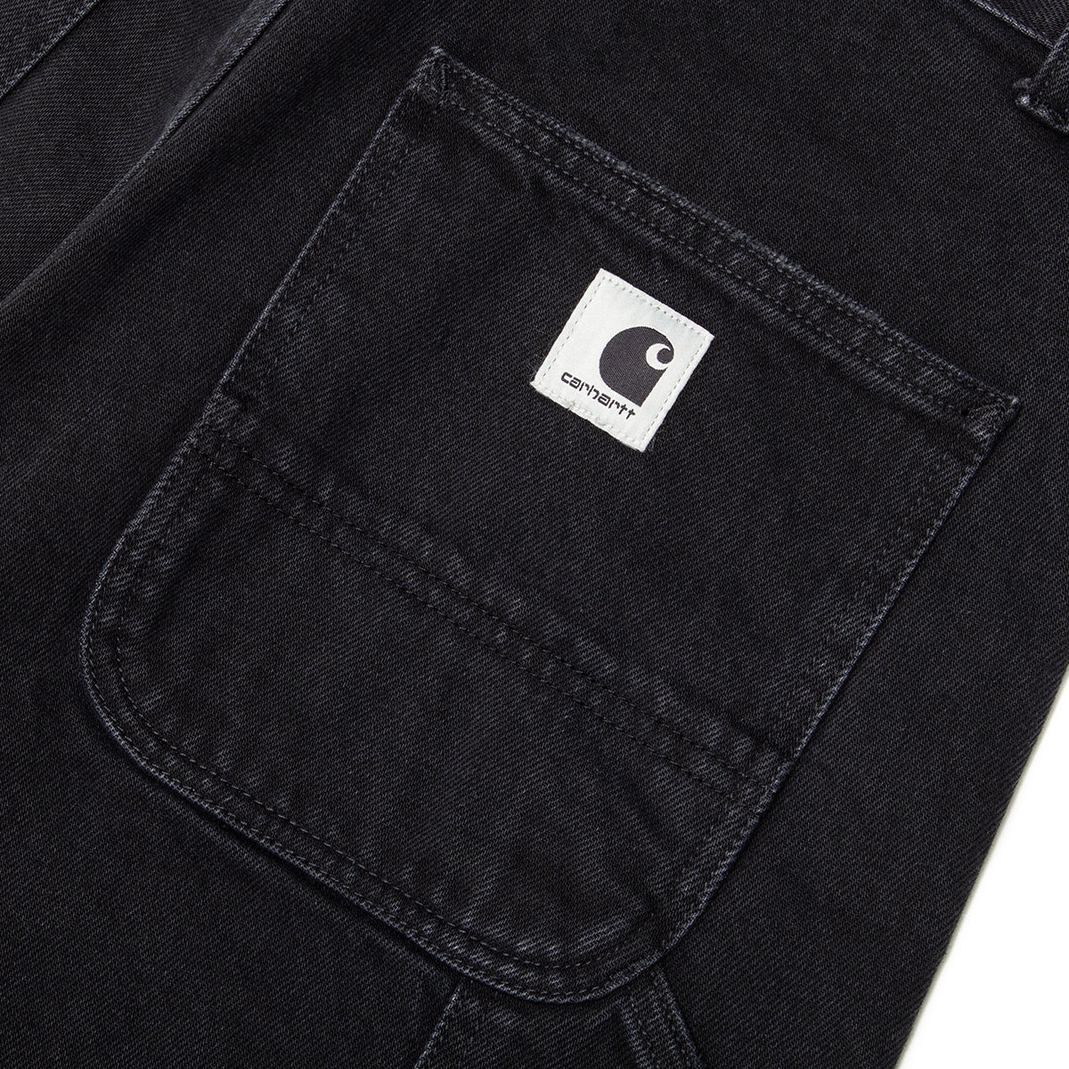 Carhartt WIP - Women's Brandon Double Knee Pant
Style # I034635-8906
Color : Black (Stone Washed)