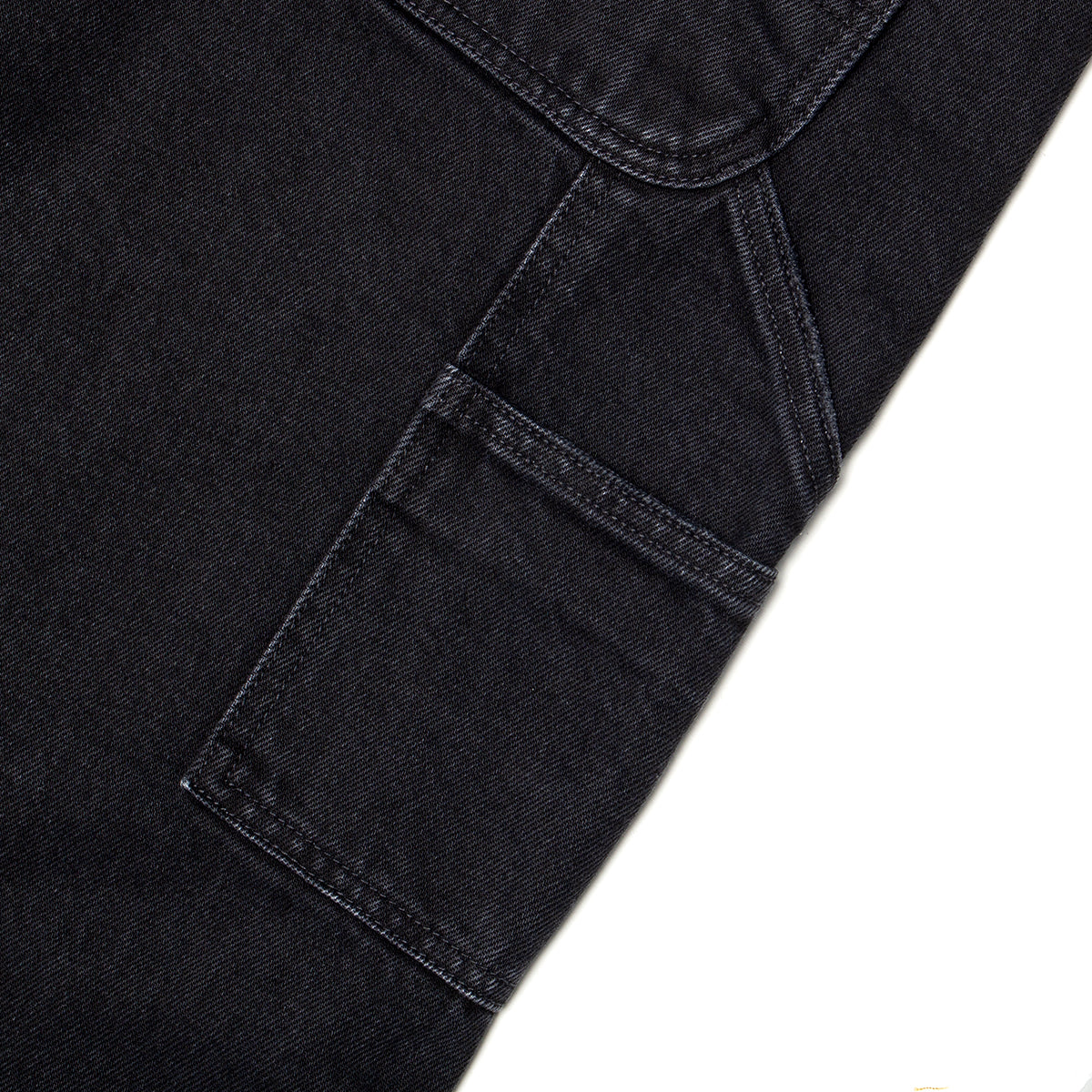 Carhartt WIP - Women's Brandon Double Knee Pant
Style # I034635-8906
Color : Black (Stone Washed)