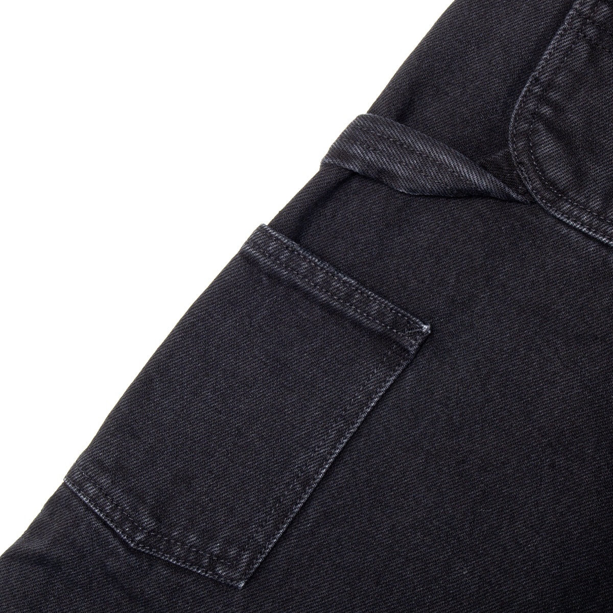 Carhartt WIP - Women's Brandon Double Knee Pant
Style # I034635-8906
Color : Black (Stone Washed)