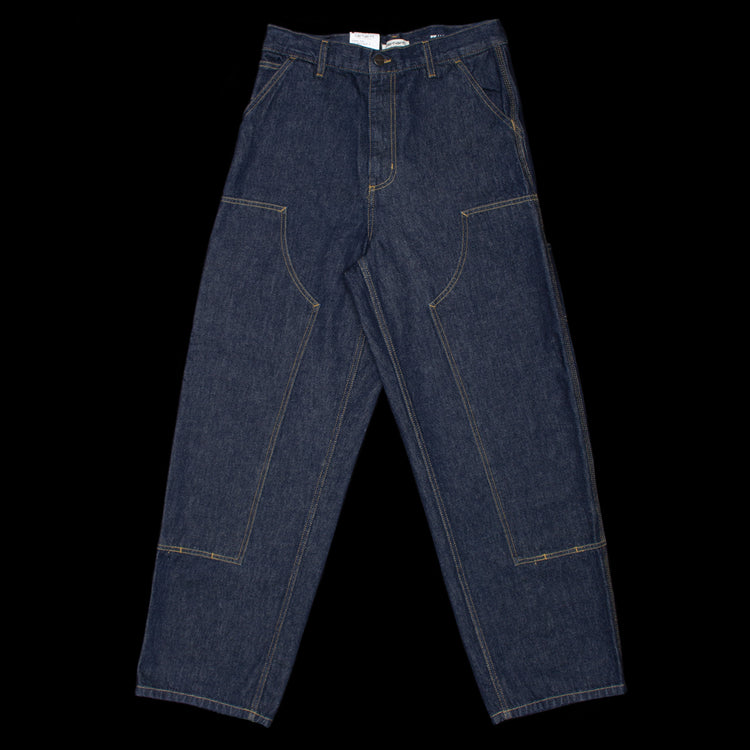 Carhartt WIP - Women's Brandon Double Knee Pant
Style # I034635-0102
Color : Blue (Rinsed)