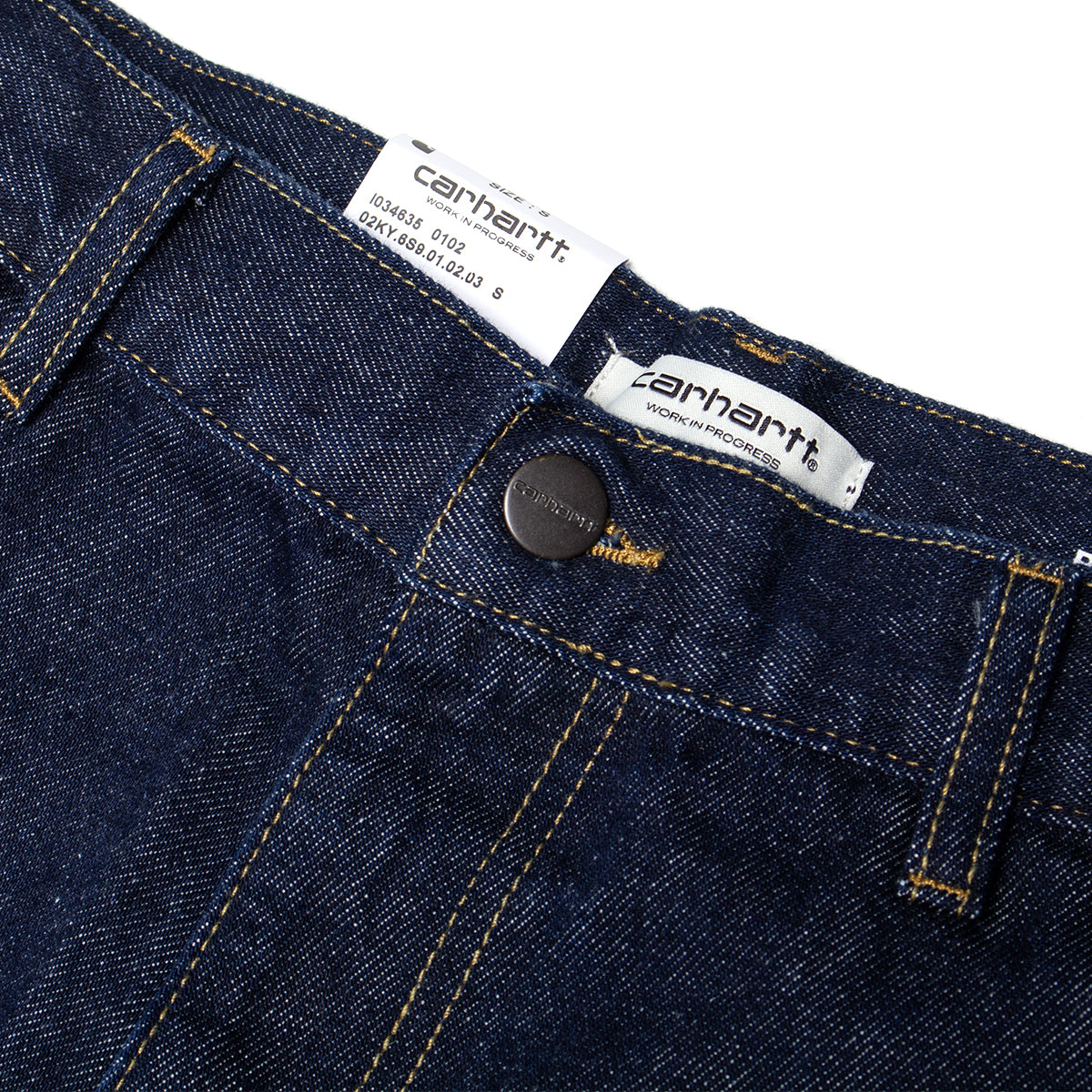 Carhartt WIP - Women's Brandon Double Knee Pant
Style # I034635-0102
Color : Blue (Rinsed)