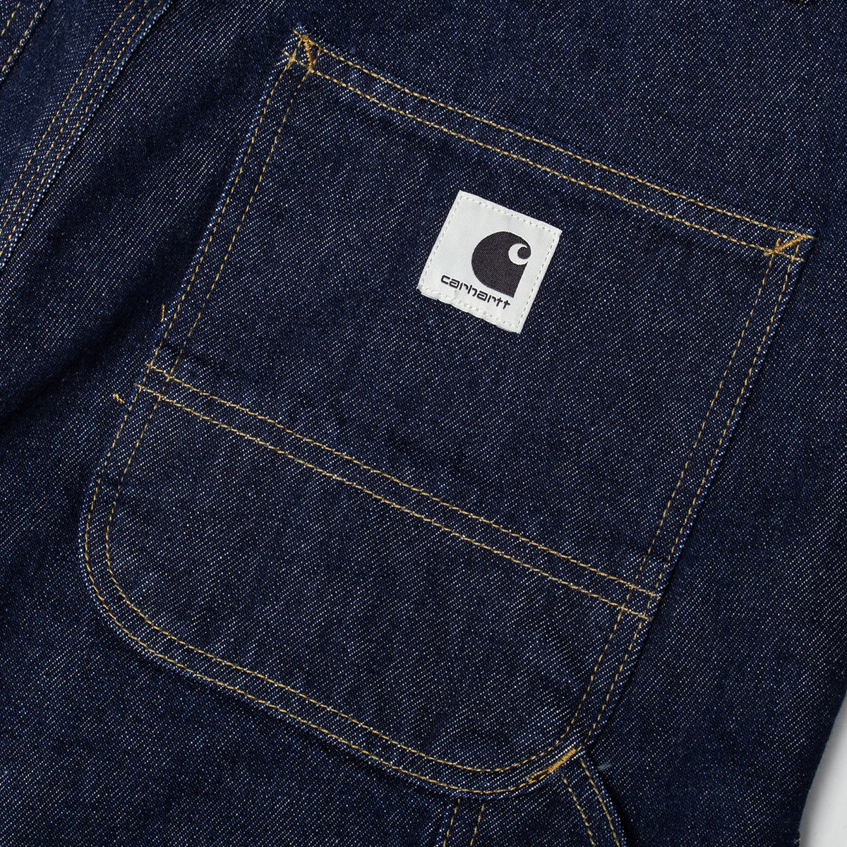 Carhartt WIP - Women's Brandon Double Knee Pant
Style # I034635-0102
Color : Blue (Rinsed)