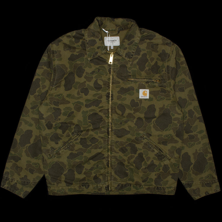 Carhartt WIP | Duck Detroit Jacket - Canvas
Style # I034281-2MQ
Color : Camo Duck / Green