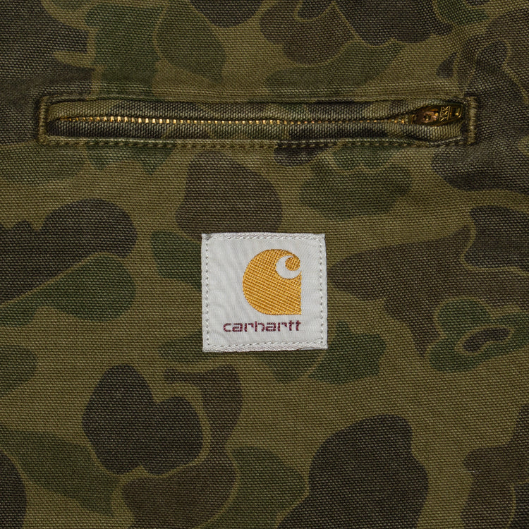 Carhartt WIP | Duck Detroit Jacket - Canvas
Style # I034281-2MQ
Color : Camo Duck / Green