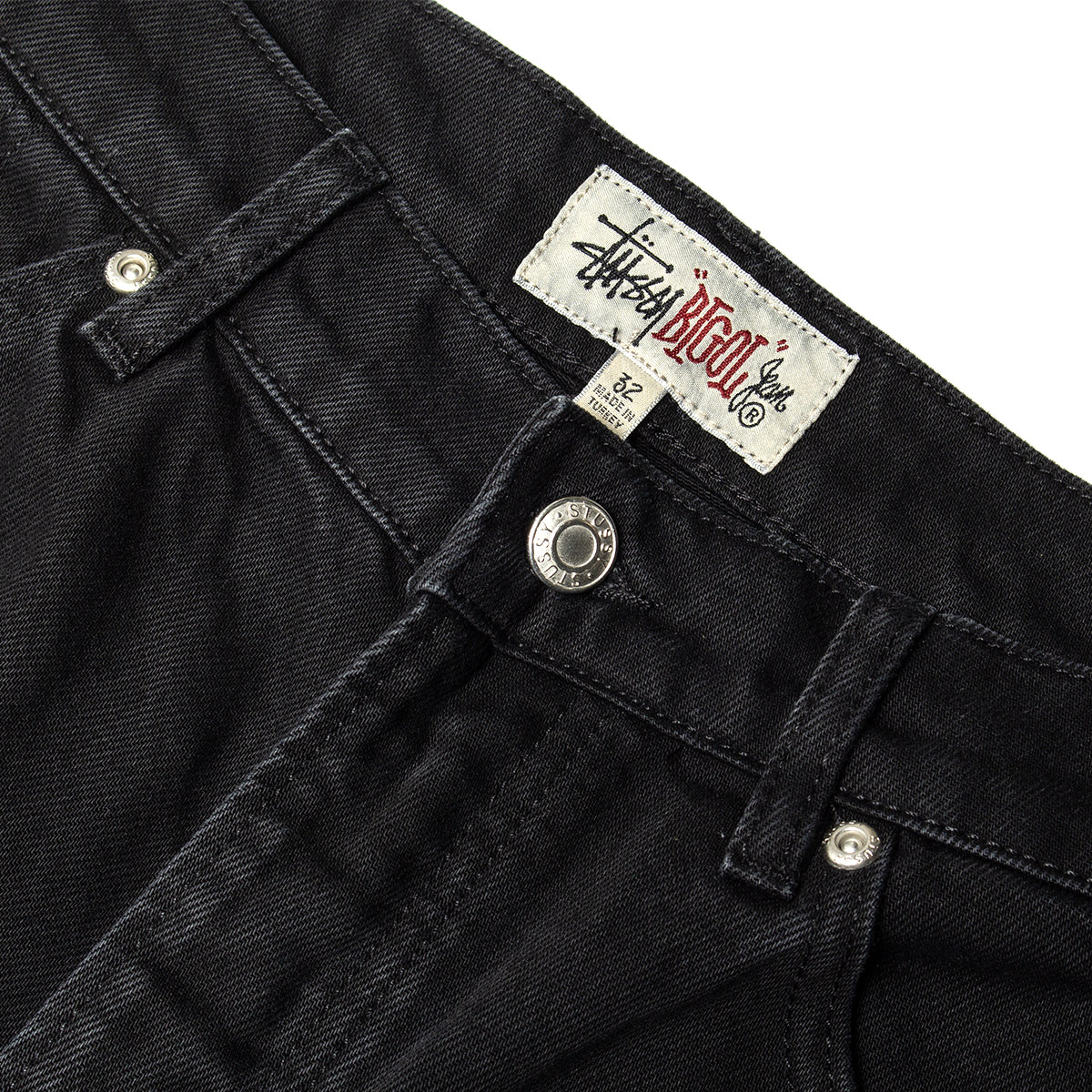 Stussy | Big Ol' Jean Denim
Style # 116599
Color : Black