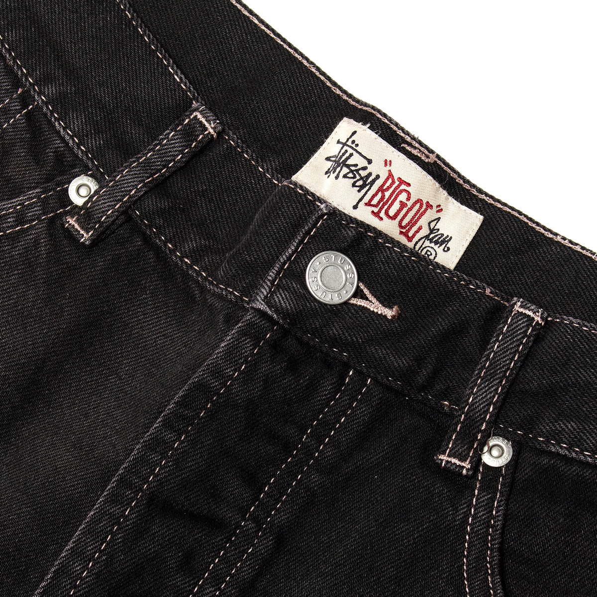 Stussy | Big Ol' Jean Vintage Wash Denim
Style # 116698
Color : Black