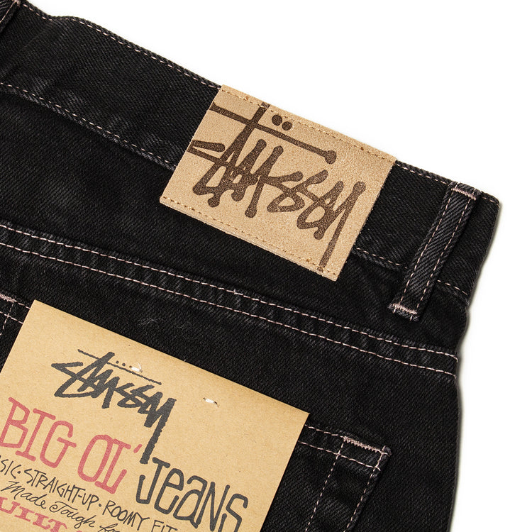 Stussy | Big Ol' Jean Vintage Wash Denim
Style # 116698
Color : Black