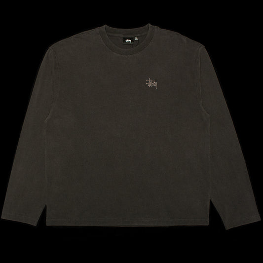 Stussy | Heavy Washed L/S Crew
Style # 1140351
Color : Faded Black