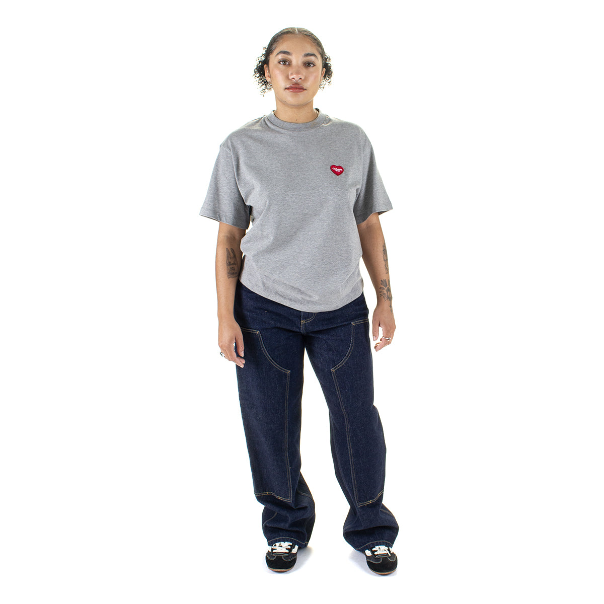 Carhartt WIP - Women's Brandon Double Knee Pant
Style # I034635-0102
Color : Blue (Rinsed)