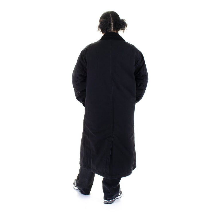 Carhartt WIP - Women's Webster Coat
Style # I035676-00E
Color : Black / Black (Stone Washed)