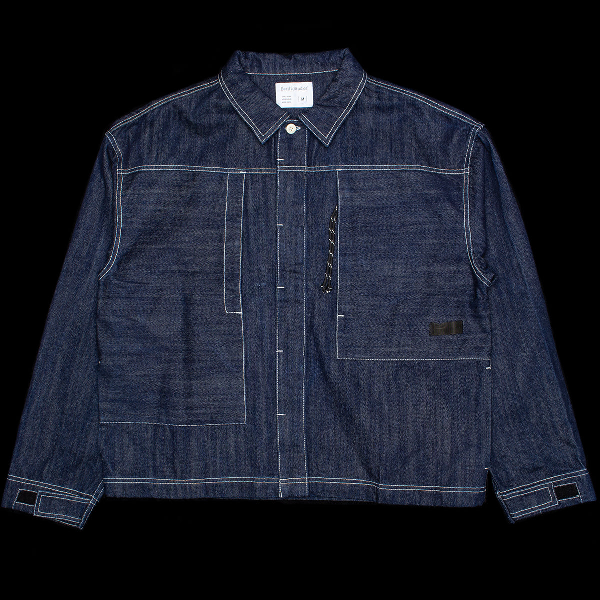Earth Studies - Shift Jacket
Style # MS-120
Color : Denim