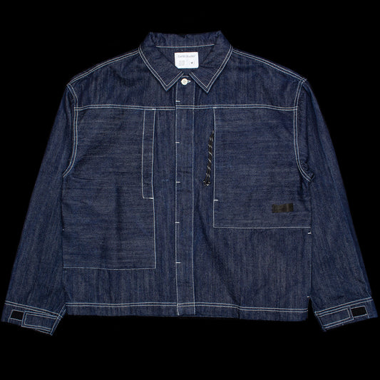 Earth Studies - Shift Jacket
Style # MS-120
Color : Denim