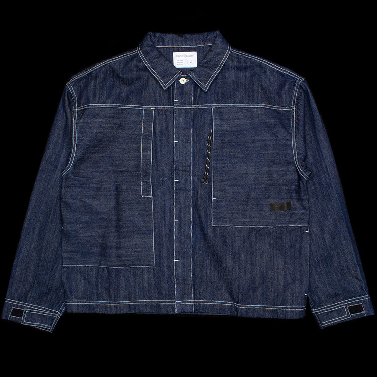 Earth Studies - Shift Jacket
Style # MS-120
Color : Denim
