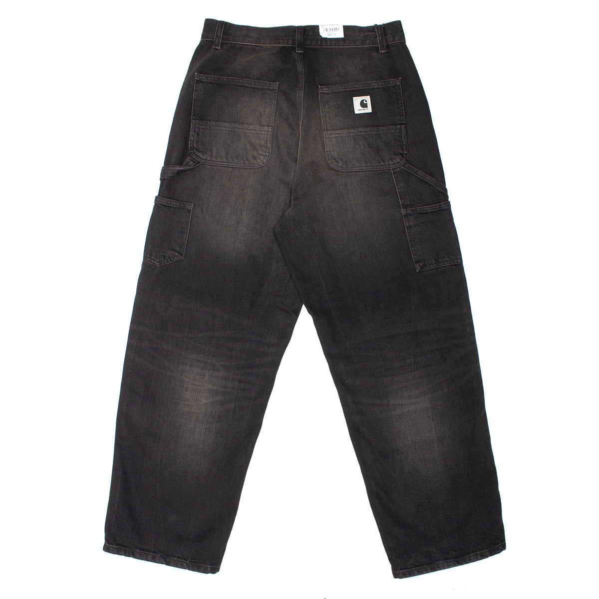 Carhartt WIP - Women's Brandon Double Knee Pant
Style # I034635-890R
Color : Black (Tobacco Used Wash)