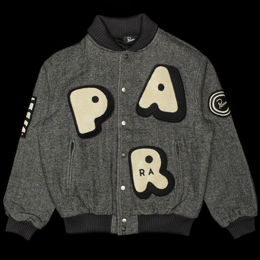 by Parra | Rounded PAR Varsity Jacket
Color : Dark Grey