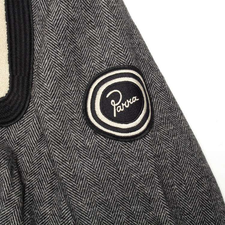 by Parra | Rounded PAR Varsity Jacket
Color : Dark Grey