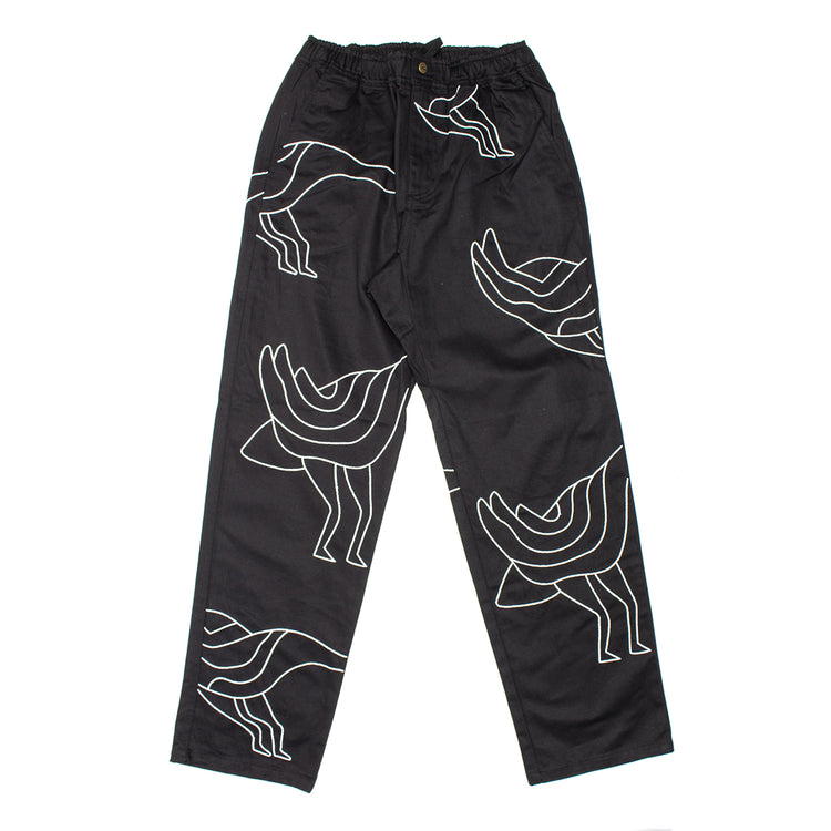 by Parra | Stitched Up Duck Pants
Color : Black / White