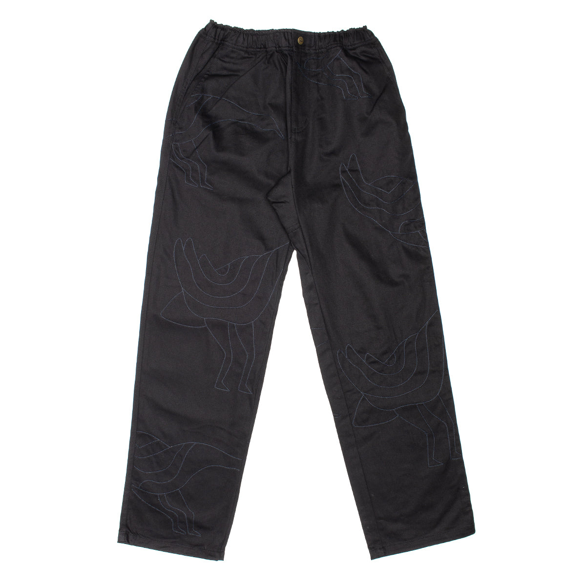 by Parra | Stitched Up Duck Pants
Color : Black