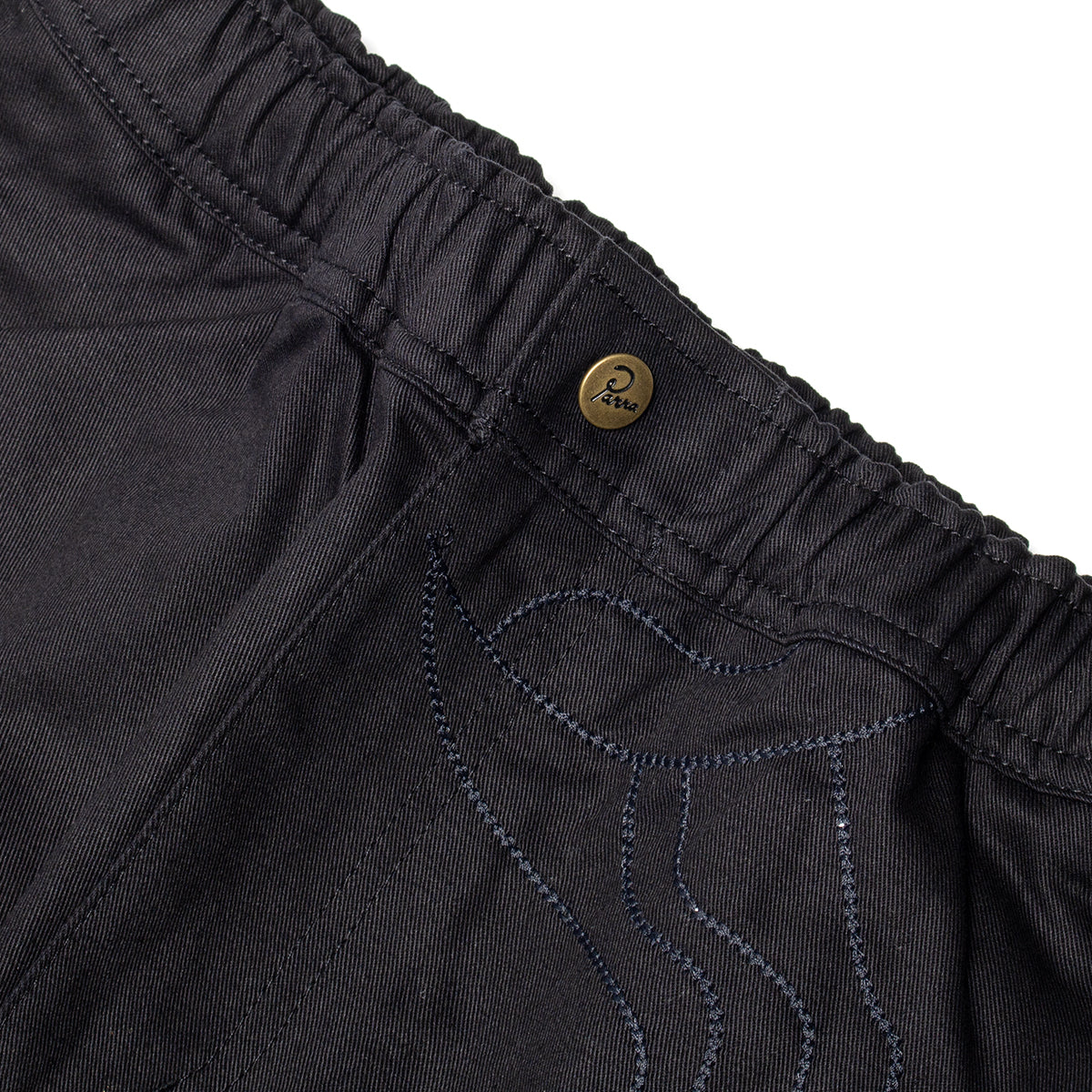 by Parra | Stitched Up Duck Pants
Color : Black