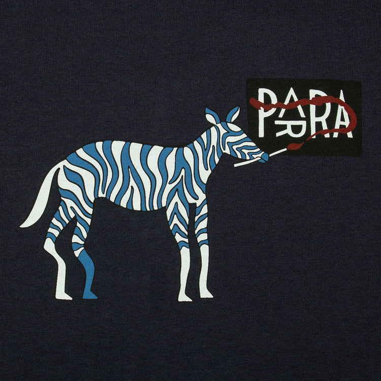 by Parra | No Parra Ever T-Shirt
Color : Navy Blue