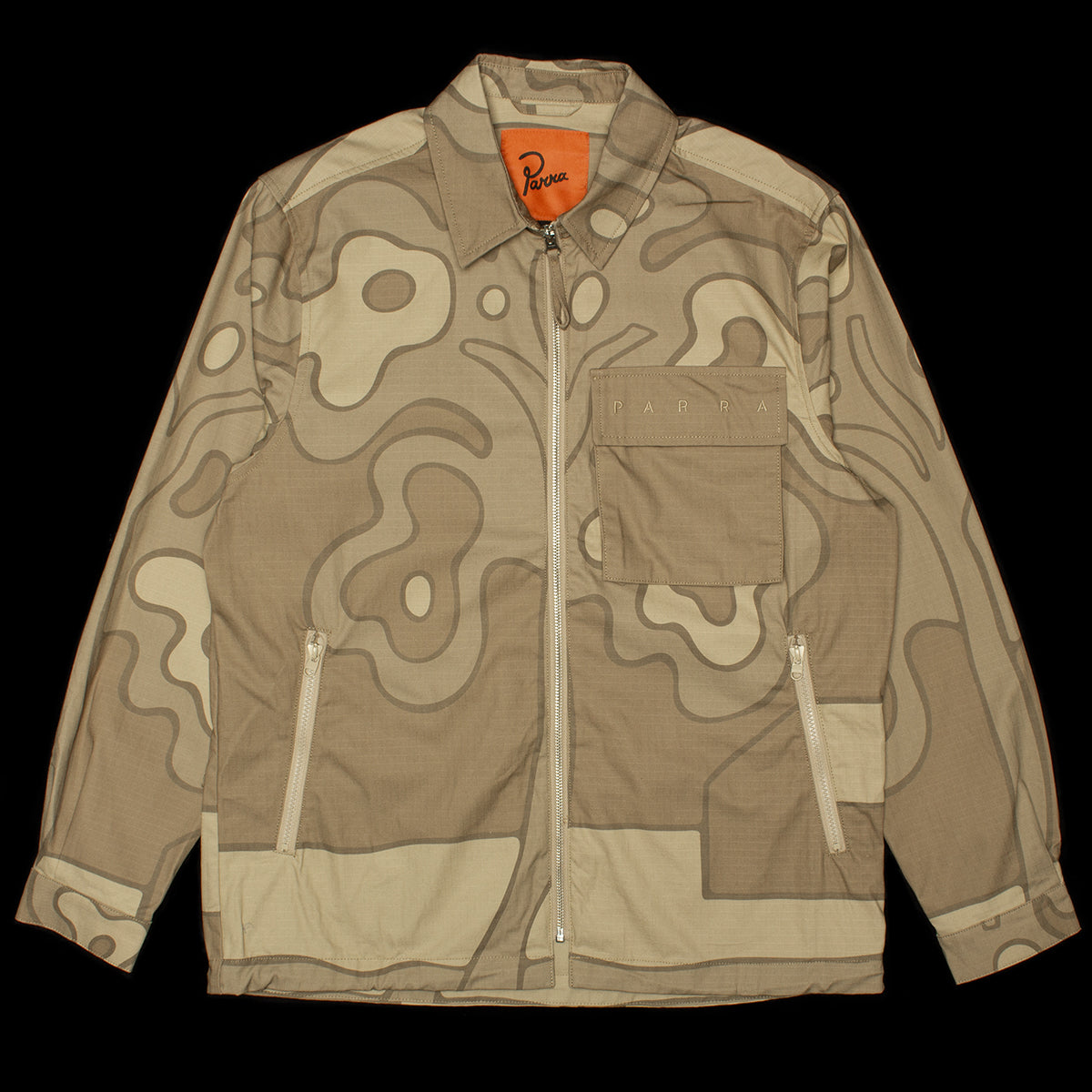 by Parra | Fruit Tree Camo Shirt
Color : Tan