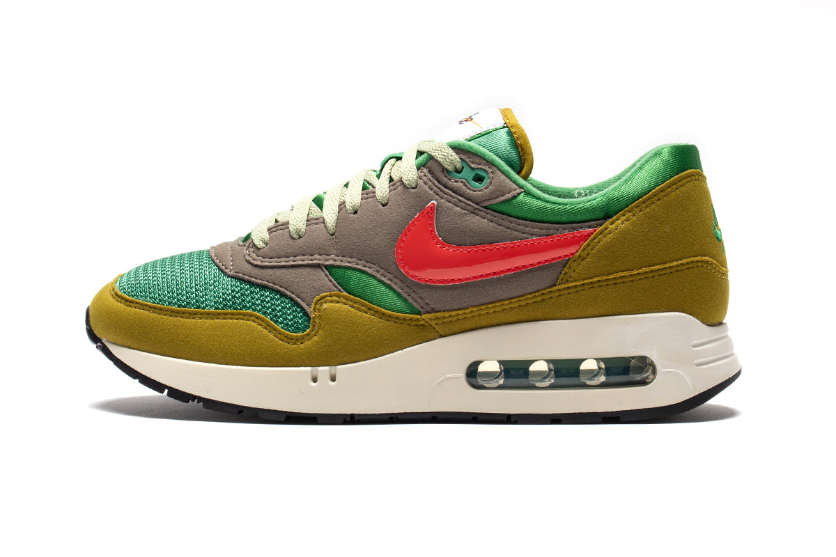 Nike | Air Max 1 '86 Premium
Style # HF0551-300
Color : Classic Green / Ember Glow / Olive Grey