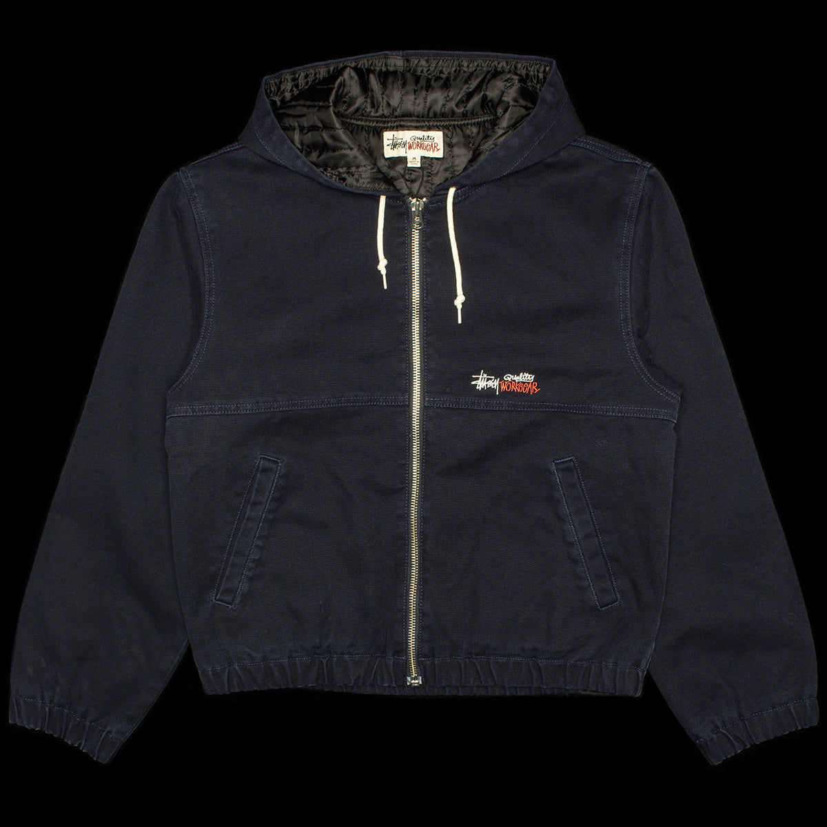 Stussy | Insulated Canvas Work Jacket
Style #&nbsp;115716
Color : Navy