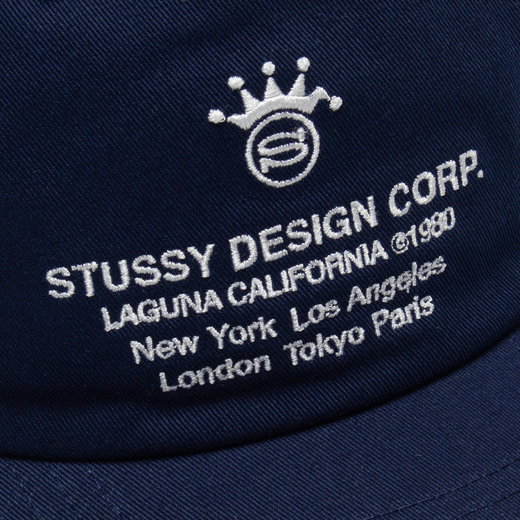 Stussy | LP Design Crop Trucker Cap
Style # 1311155
Color : Navy