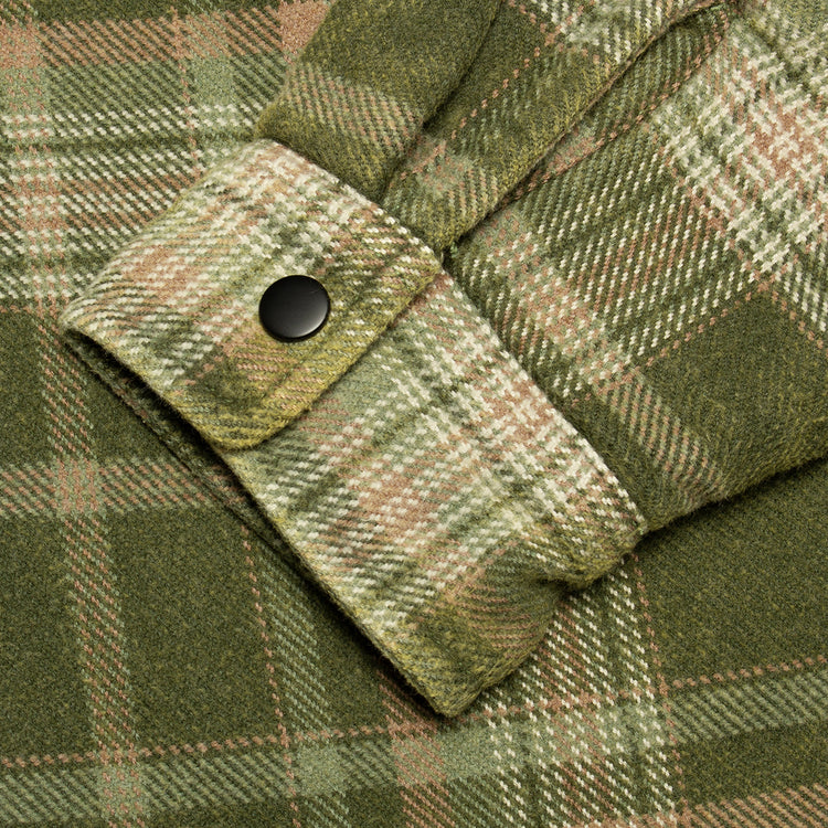 Stussy | Heavy Washed Plaid Shirt
Color : Green