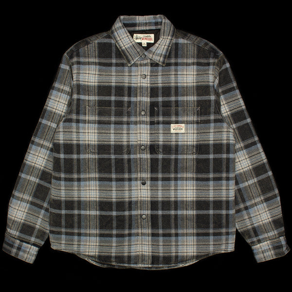 Stussy Authentic Outer Gear Flannel Quilted purchases Lined Plaid Shirt