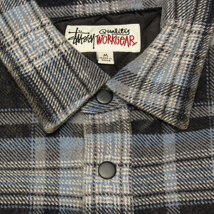 Stussy | Heavy Washed Plaid Shirt
Color : Blue