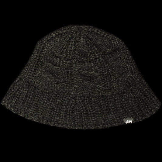 Stussy | Cable Knit Bucket Hat
Style # 1321193
Color : Black