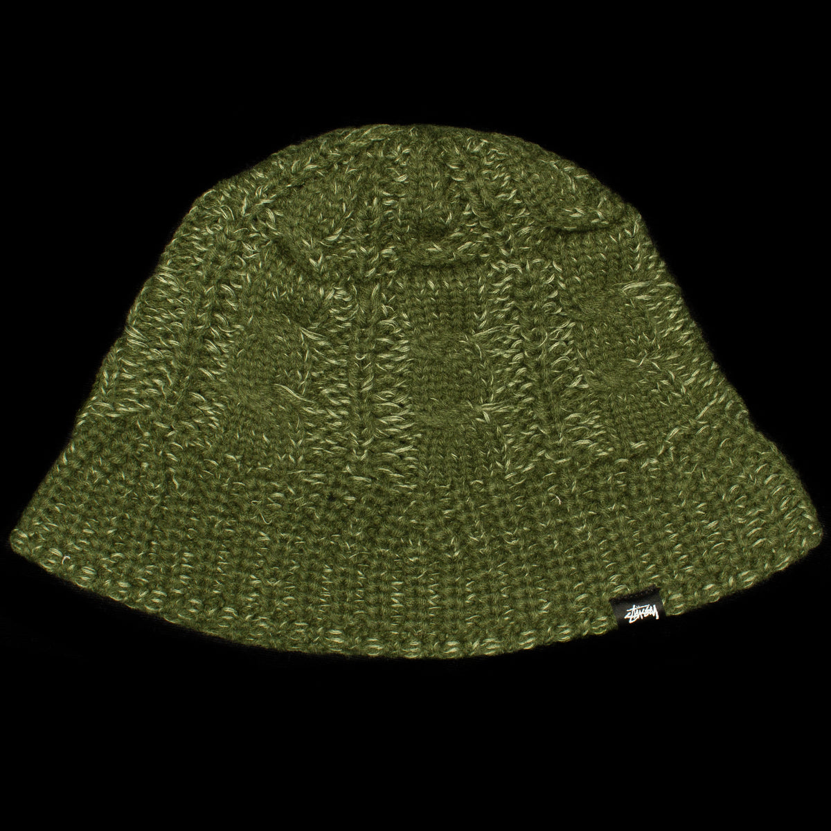 Stussy | Cable Knit Bucket Hat
Style # 1321193
Color : Olive