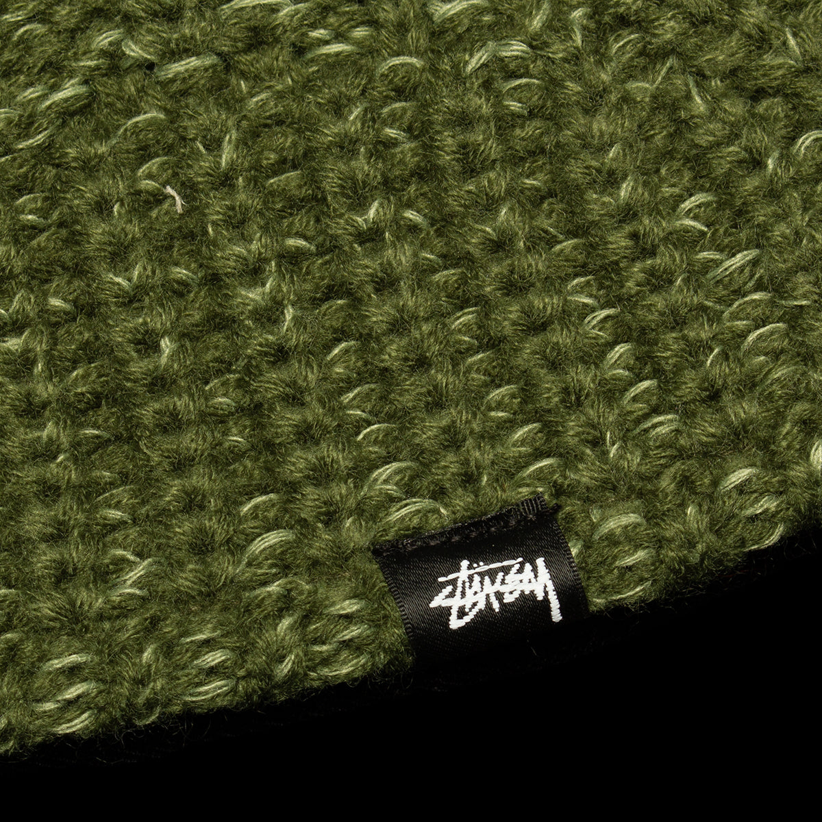 Stussy | Cable Knit Bucket Hat
Style # 1321193
Color : Olive