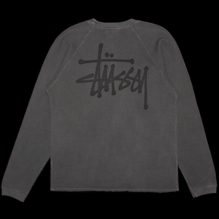 Stussy | Raglan Thermal Basic Stock
Style # 1140356
Color : Washed Black