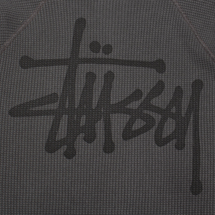 Stussy | Raglan Thermal Basic Stock
Style # 1140356
Color : Washed Black