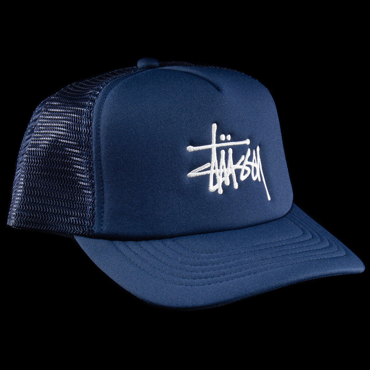 Stussy | Big Basic Trucker Hat
Style # 1311088
Color : Deep Blue