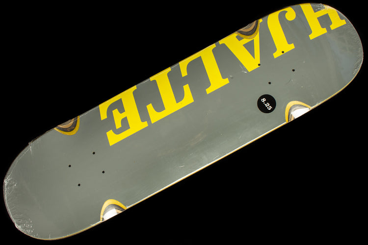 Hardbody | Logo Deck

Color : Matte Grey / Yellow
Size : 8.25"
Wheelbase : 14.25"
Hjalte Halberg