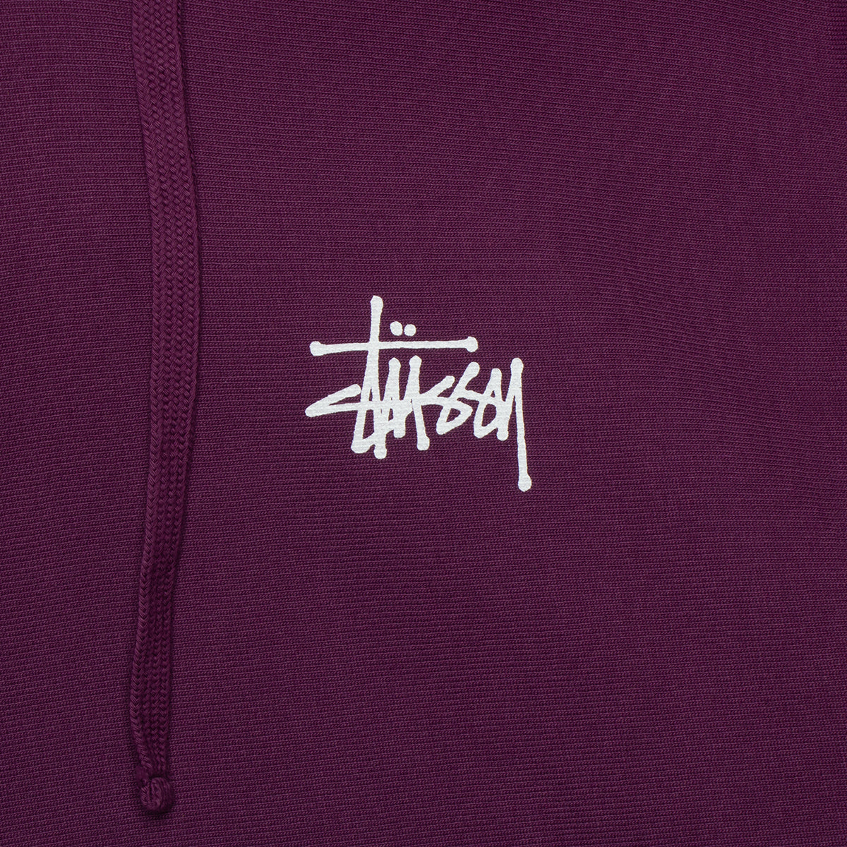 Basic Stussy Pigment Dyed Hoodie Style # 1924879 Color : Purple