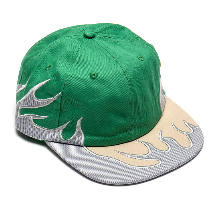 WKND | Flame 5-Panel Hat
Color : Lime Green