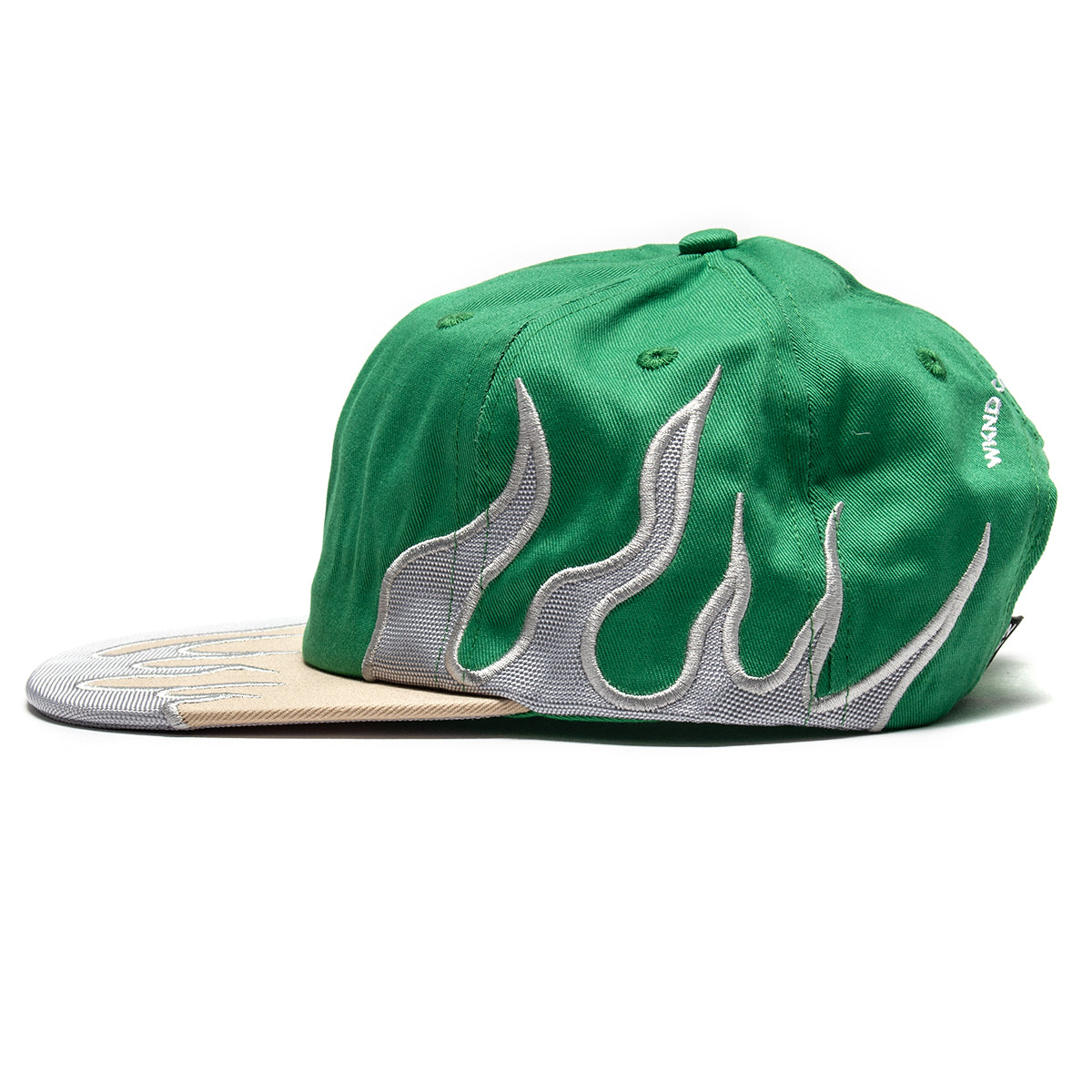 WKND | Flame 5-Panel Hat
Color : Lime Green