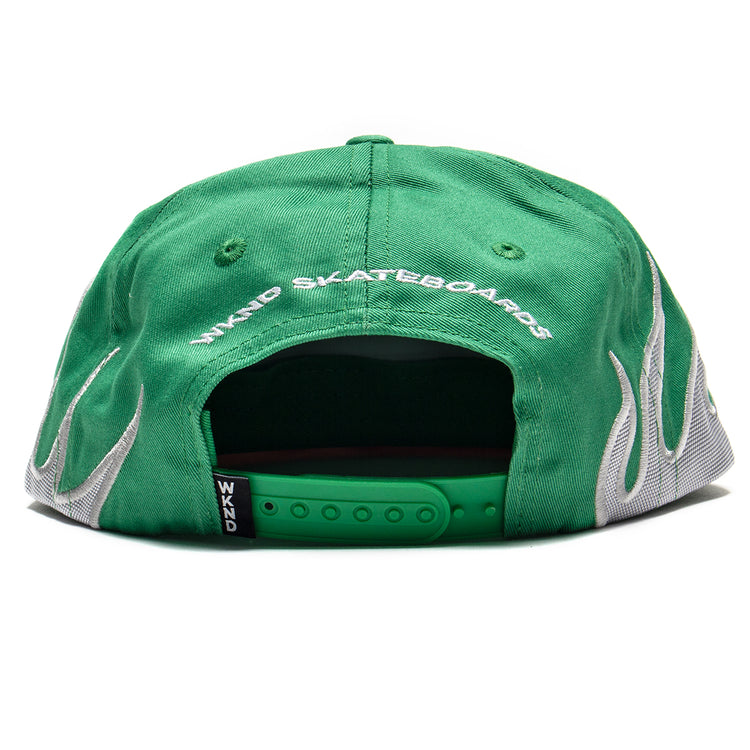 WKND | Flame 5-Panel Hat
Color : Lime Green