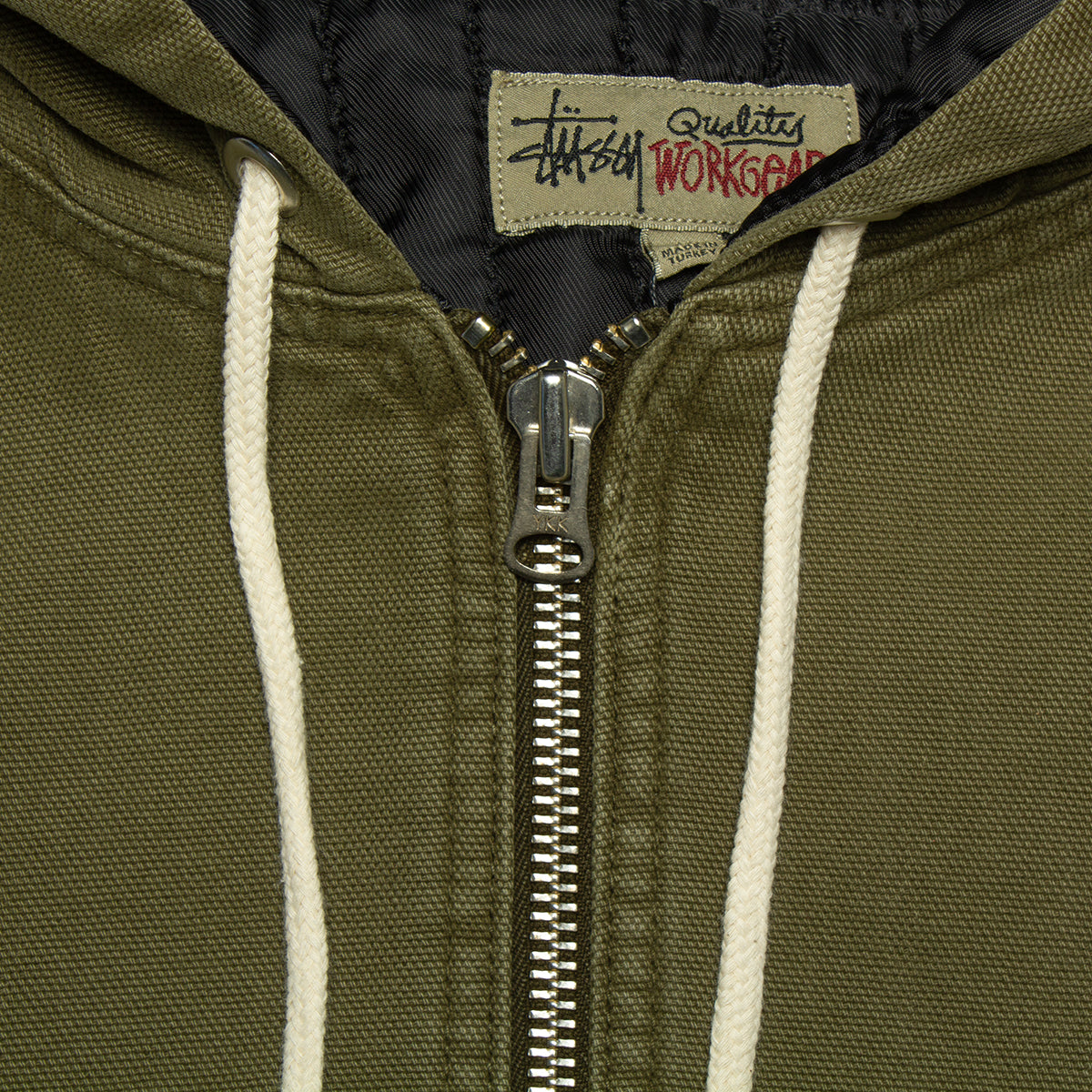 Stussy | Insulated Canvas Work Jacket Style # 115716 Color : Olive Drab
