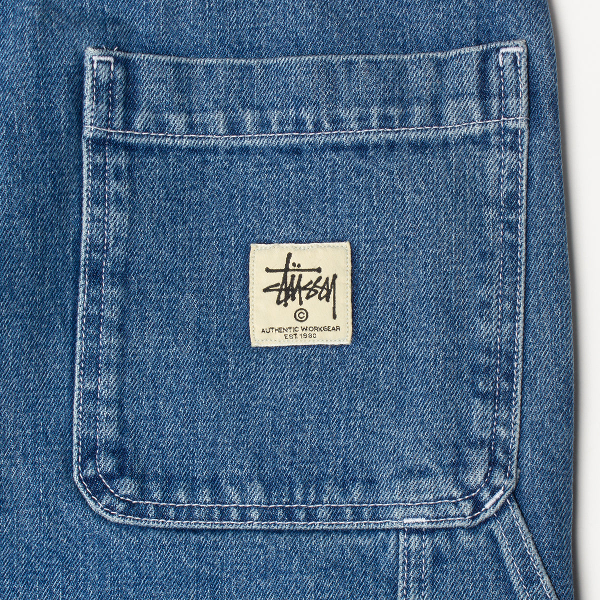 Stussy Denim Work Pant Washed Blue