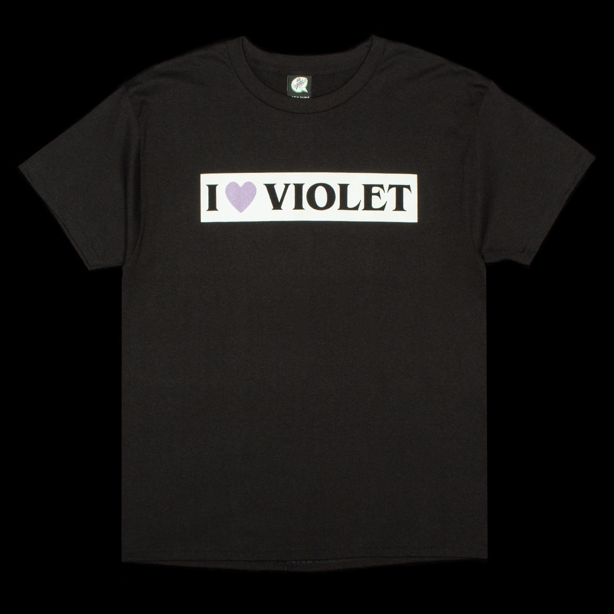 Violet - I Heart Violet T-Shirt
Color : Black