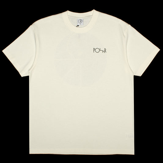Polar Skate Co. - Contrast Fill Logo T-Shirt
Color : Ivory / Black
