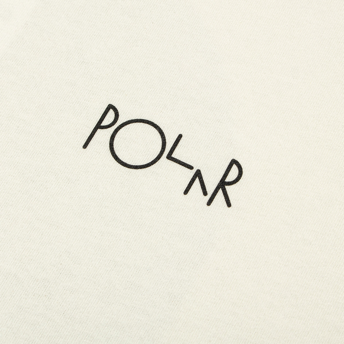 Polar Skate Co. - Contrast Fill Logo T-Shirt
Color : Ivory / Black