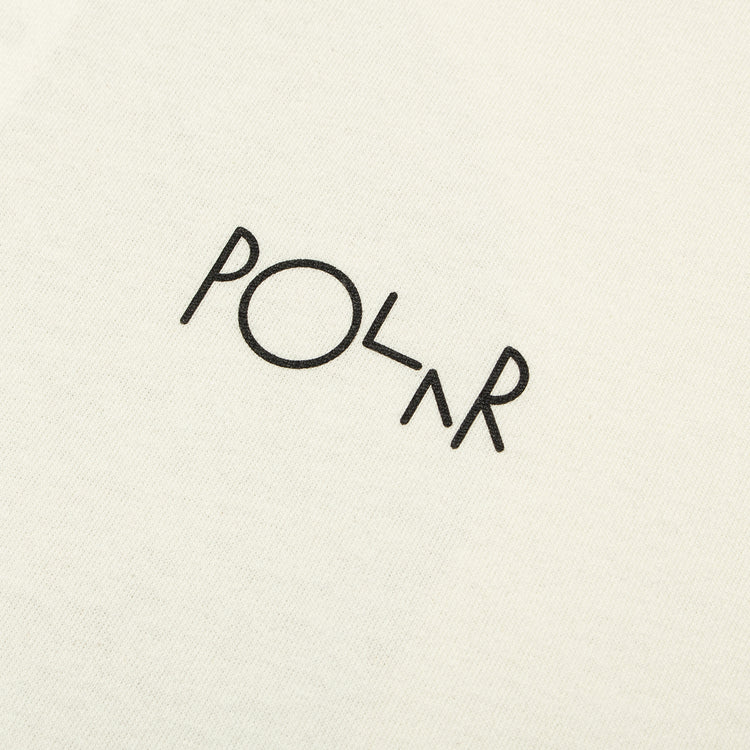 Polar Skate Co. - Contrast Fill Logo T-Shirt
Color : Ivory / Black