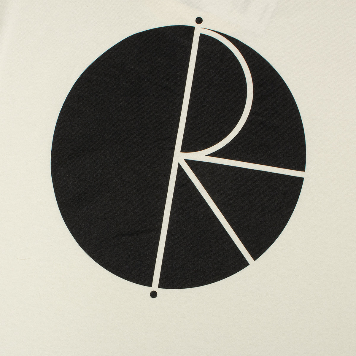 Polar Skate Co. - Contrast Fill Logo T-Shirt
Color : Ivory / Black