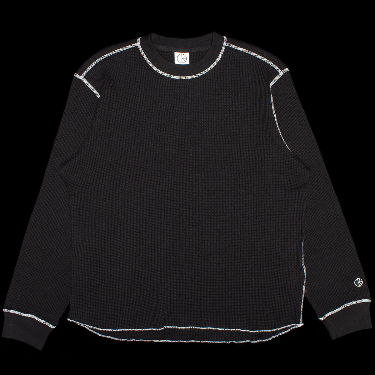 Polar Skate Co. - Dylan L/S T-Shirt
Color : Black / White